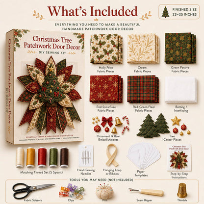 Morantiva™ StitchJoy Christmas Door Hanging Kit
