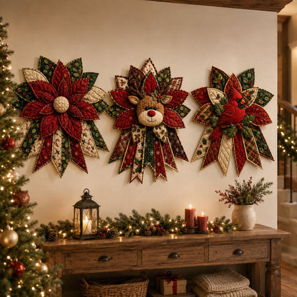Morantiva™ StitchJoy Christmas Door Hanging Kit
